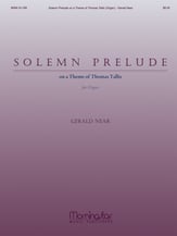 Solemn Prelude on a Theme of Thomas Tallis Organ sheet music cover